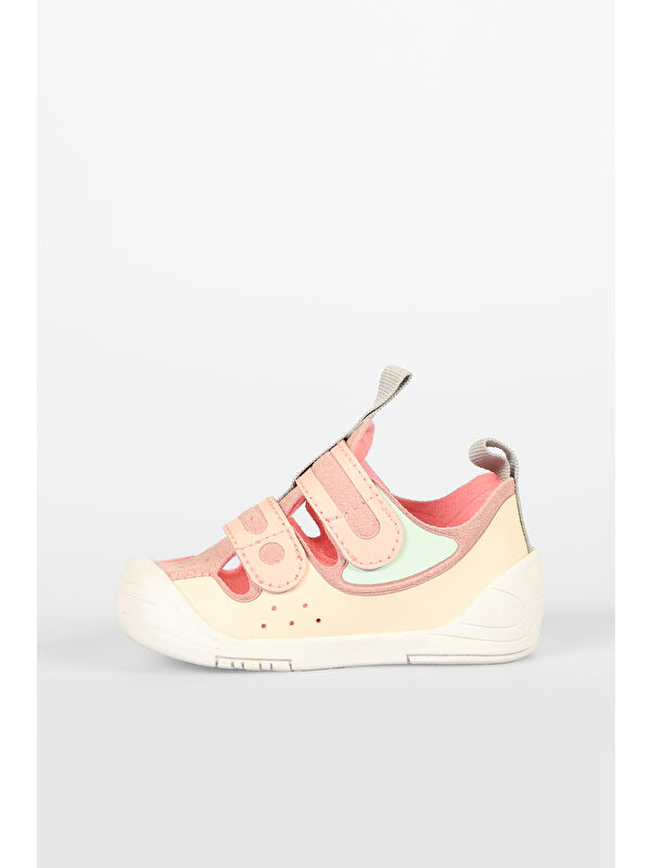 Riga Basic Kız Bebek İlk Adım Pudra Günlük Ayakkabı - Görsel 3