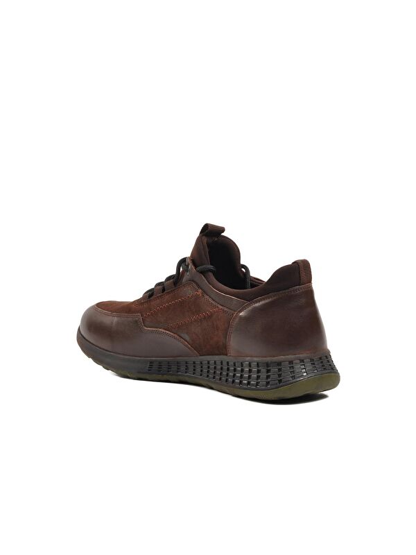 Hakiki Deri Erkek Sneaker Ayakkabı 1825 - Görsel 5