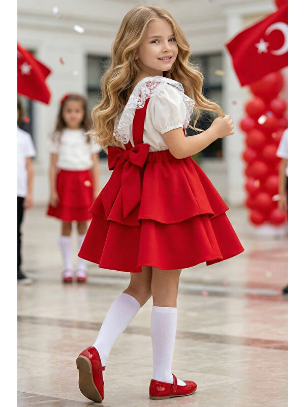 Parla Kids Kız Çocuk Askılı Jile ve Bluz Takım