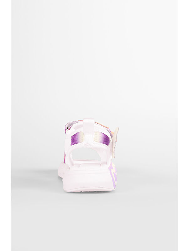 Label Hafif Kız Okul Öncesi Beyaz Sandalet - Görsel 6