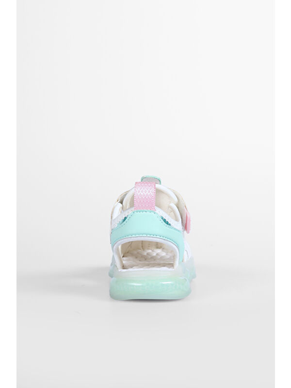 Live Işıklı Kız Bebek Beyaz Sandalet - Görsel 5