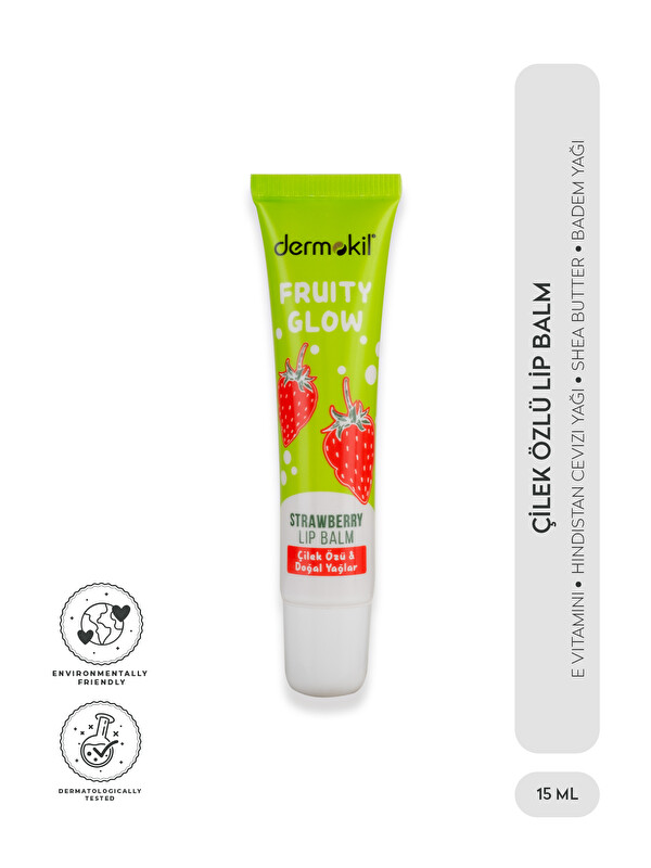 Dermokil Fruıty Glow Çilek Lip Balm 15 ml