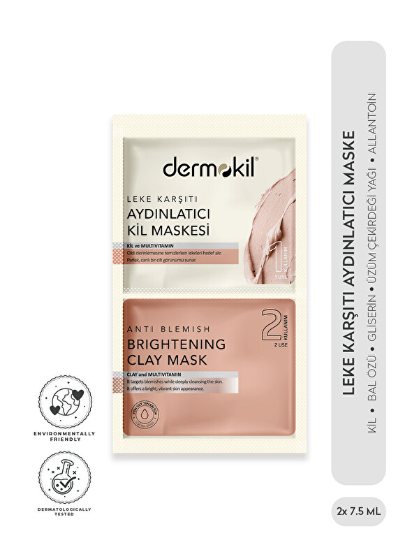 Dermokil Leke Karşıtı Aydınlatıcı Maske 2* 7.5 ml
