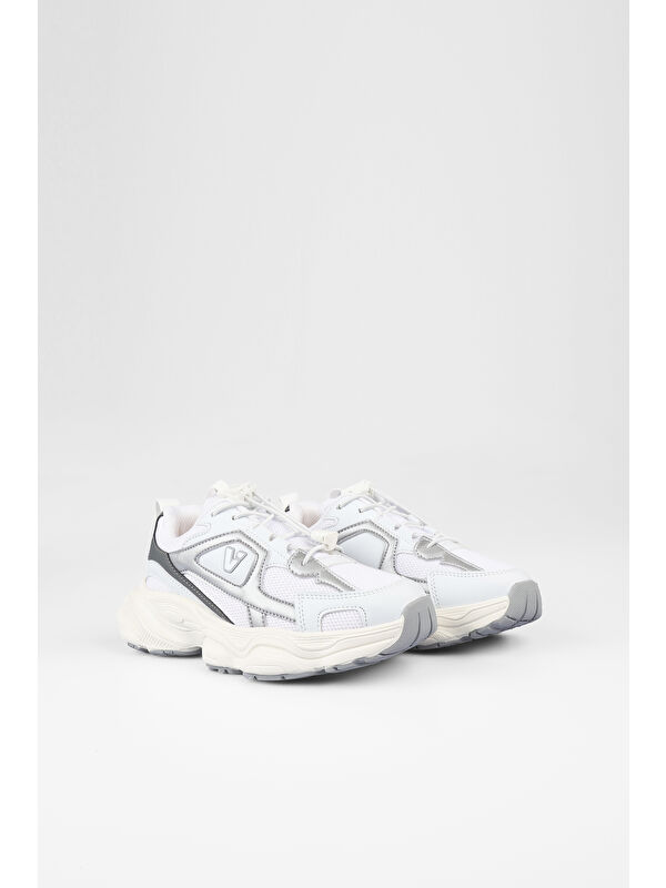 Coffee Basic Unisex Çocuk Beyaz Spor Ayakkabı - Görsel 3