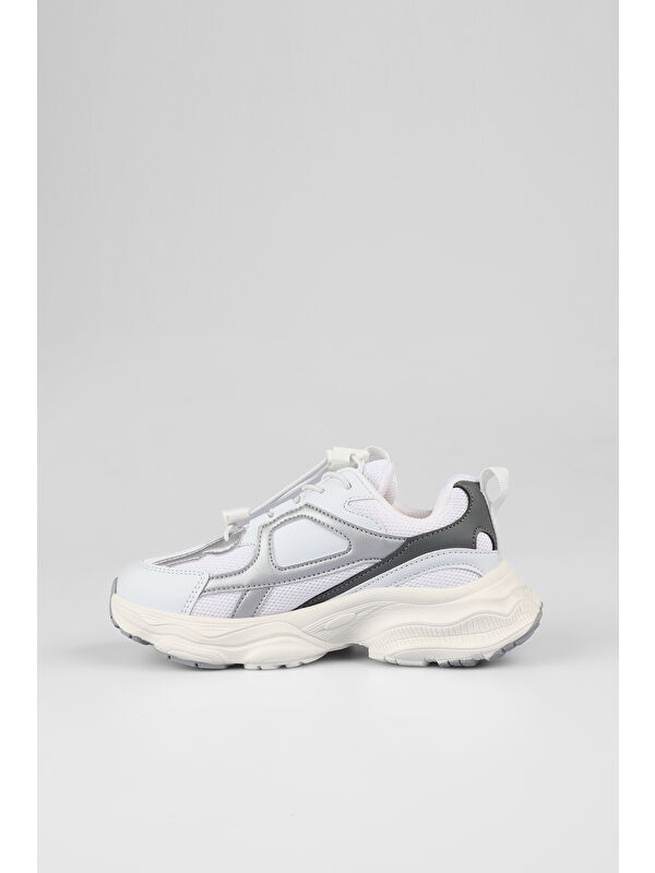 Coffee Basic Unisex Çocuk Beyaz Spor Ayakkabı - Görsel 5