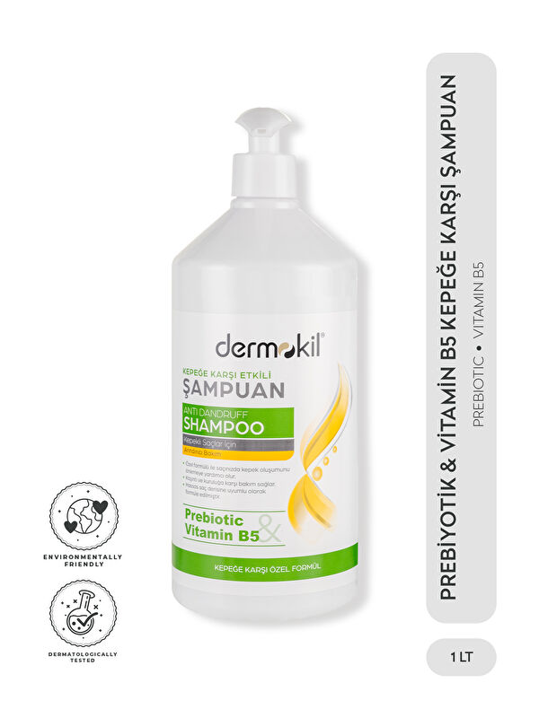 Dermokil Prebiyotik & Vitamin B5 Kepeğe Karşı Şampuan 1 L