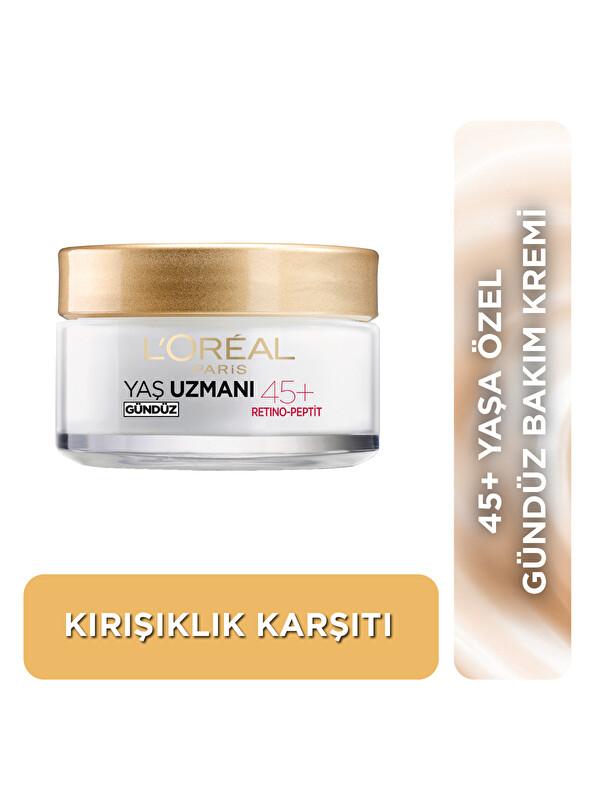 L'Oreal Paris Yaş Uzmanı 45+ Kırışıklık Karşıtı Sıkılaştırıcı Krem