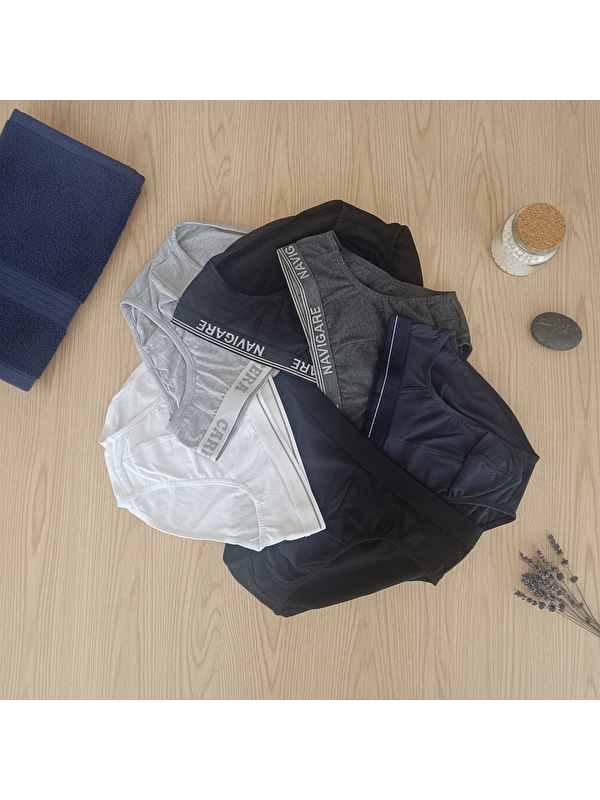 Bonbon Erkek 6'Lı Paket Karışık Renk Slip Bb2629