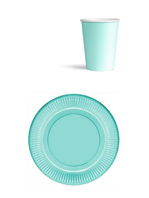 Le Mabelle Mint 8'li Tabak Bardak Set
