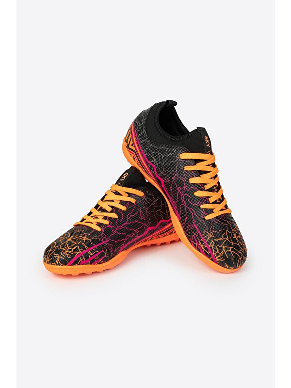 Yuvarlak Burunlu Bağcıklı Desenli Erkek Krampon Ayakkabı - Görsel 5