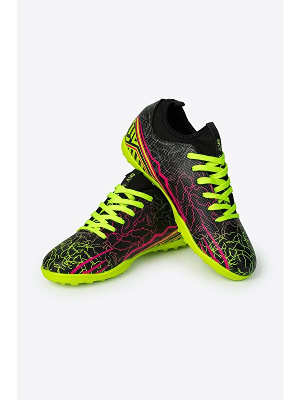 Yuvarlak Burunlu Bağcıklı Desenli Erkek Krampon Ayakkabı - Görsel 5