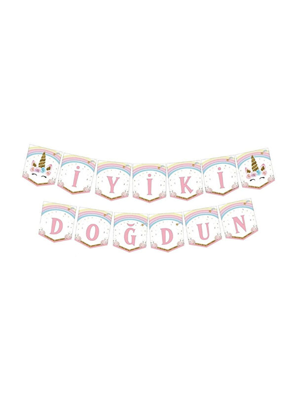 Le Mabelle Pembe Detaylı İyi ki Doğdun Banner