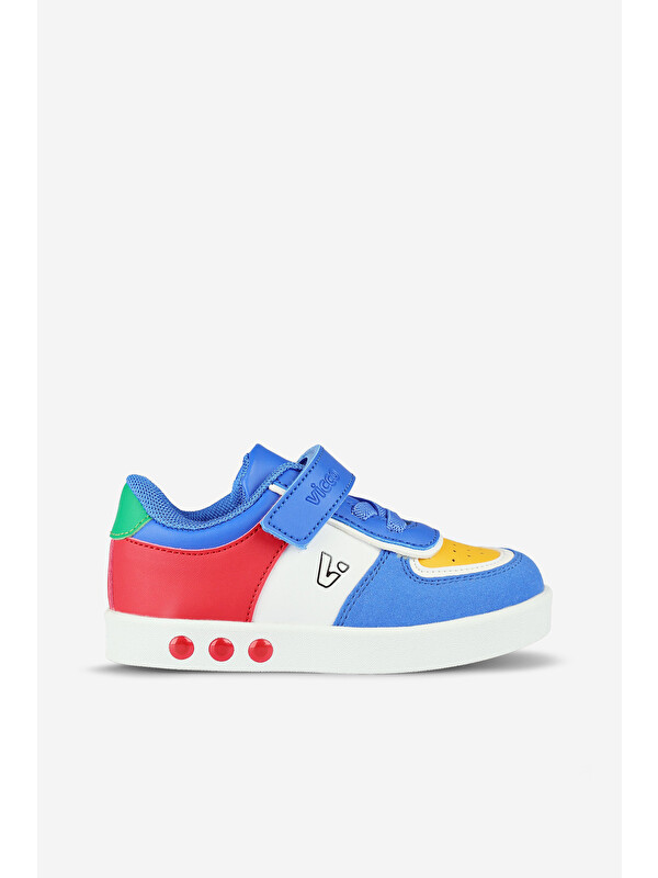 Vicco Sam Işıklı Erkek Bebek Saks Mavi Sneaker