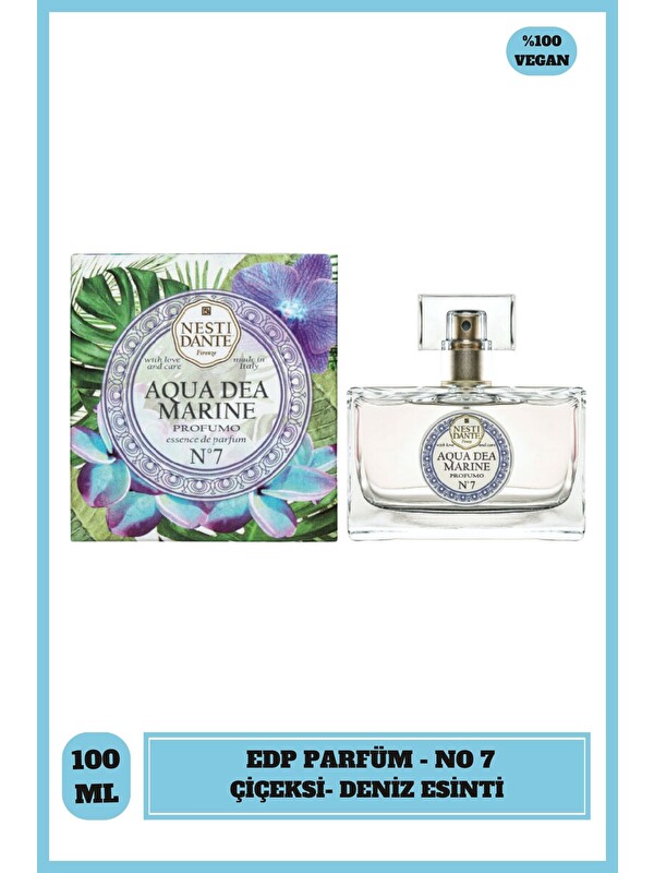 Nesti Dante With Love And Care Kadın Parfümü N°7 Edp 100 ml | Aromatik Deniz Esintisi | Kalıcı Kadın Parfümü