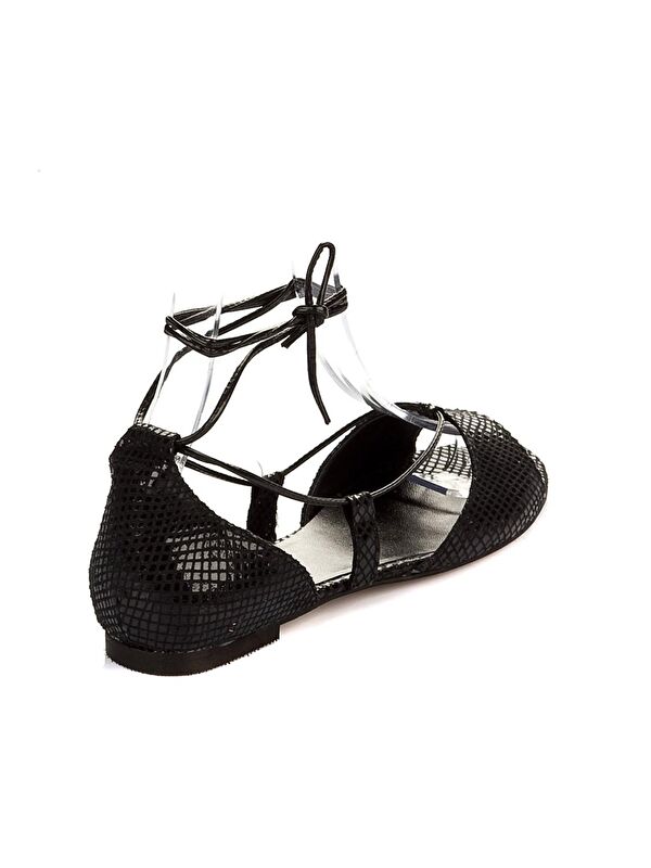 Siyah Kadın Sandalet B726547307 - Görsel 4