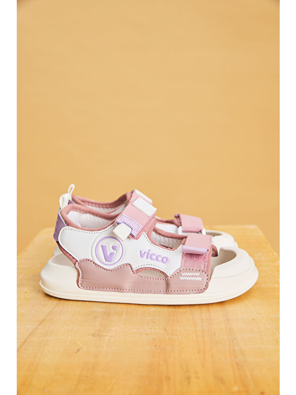 Wonder Hafif Kız Bebek Pudra Sandalet - Görsel 3