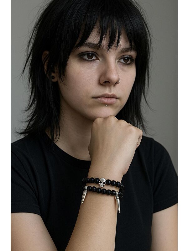 New Obsessions Emo Tarzı 2li Bilekik Unisex
