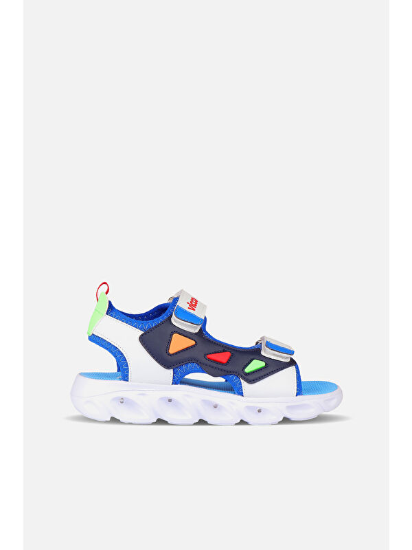 Hilda Işıklı Erkek Çocuk Saks Mavi Sandalet - Görsel 3
