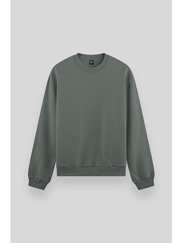 Tommylife Çağla Basic Bisiklet Yaka Rahat Form Erkek Sweatshirt - 88053