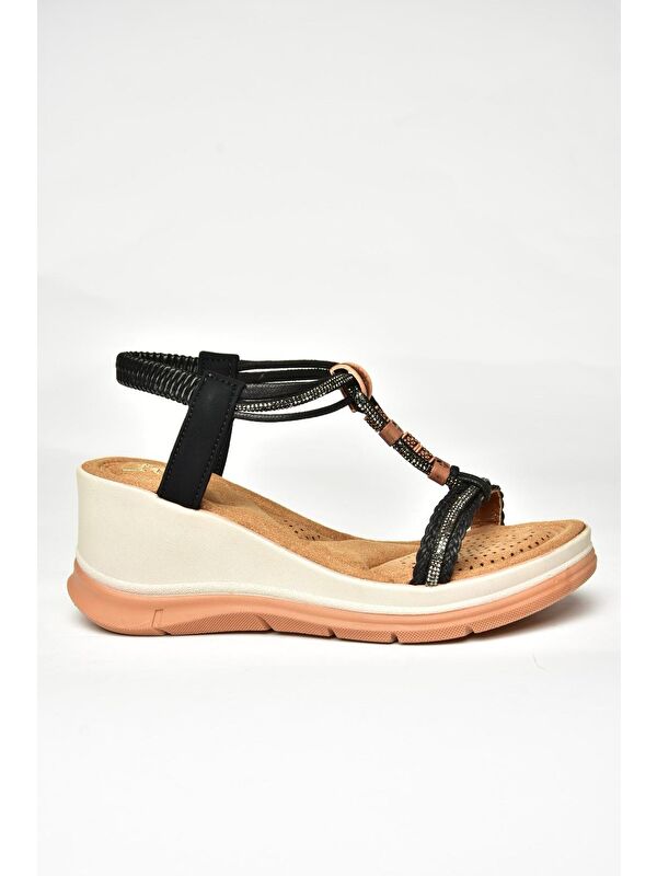 Siyah Kadın Sandalet U2589259 - Görsel 2