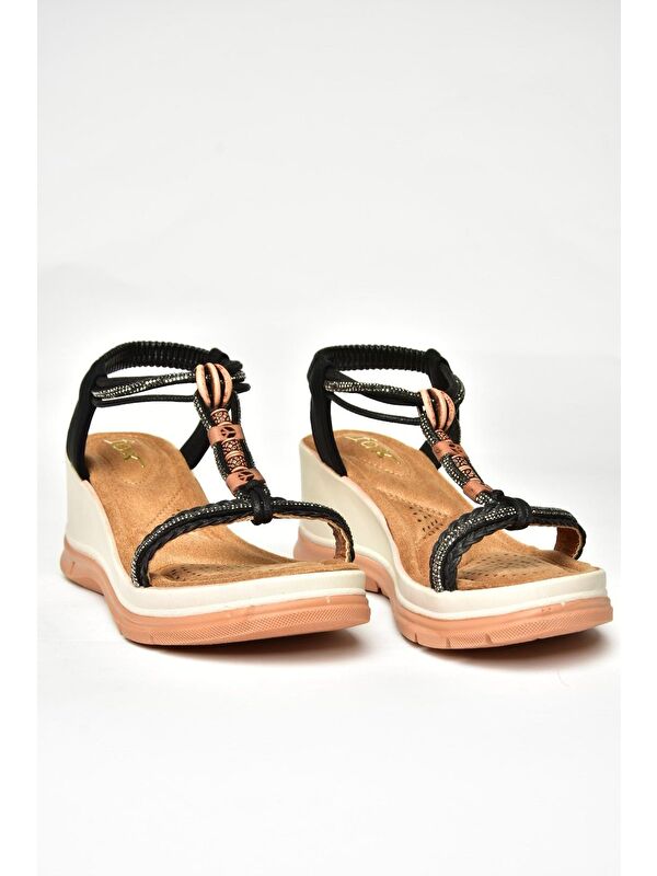 Siyah Kadın Sandalet U2589259 - Görsel 4