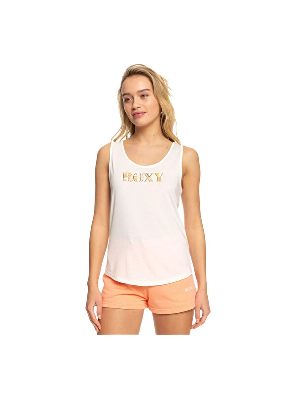 Roxy Losing My Mind Kadın Beyaz Tank Top