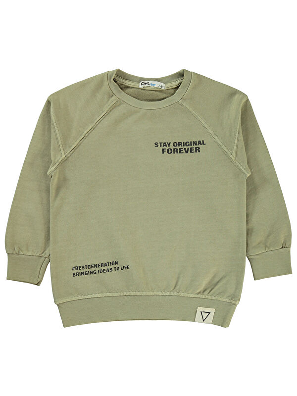 Civil Boys Erkek Çocuk Sweatshirt 2-5 Yaş Taş Rengi