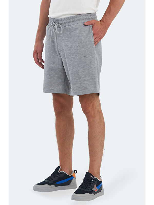 SLAZENGER VIRTUALLY I Erkek Cepli Gri Şort