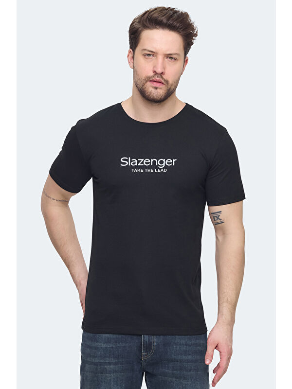 SLAZENGER VOITTO Erkek Tişört Siyah