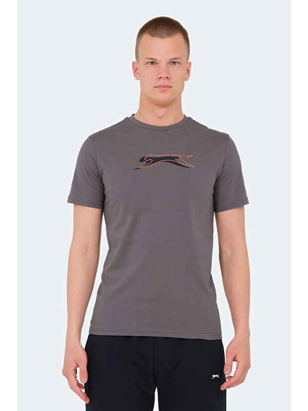 SLAZENGER Bisiklet Yaka Kısa Kollu Erkek %100 Pamuk Tişört