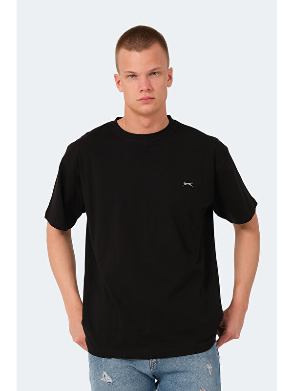 SLAZENGER Bisiklet Yaka Kısa Kollu Oversize Erkek Tişört