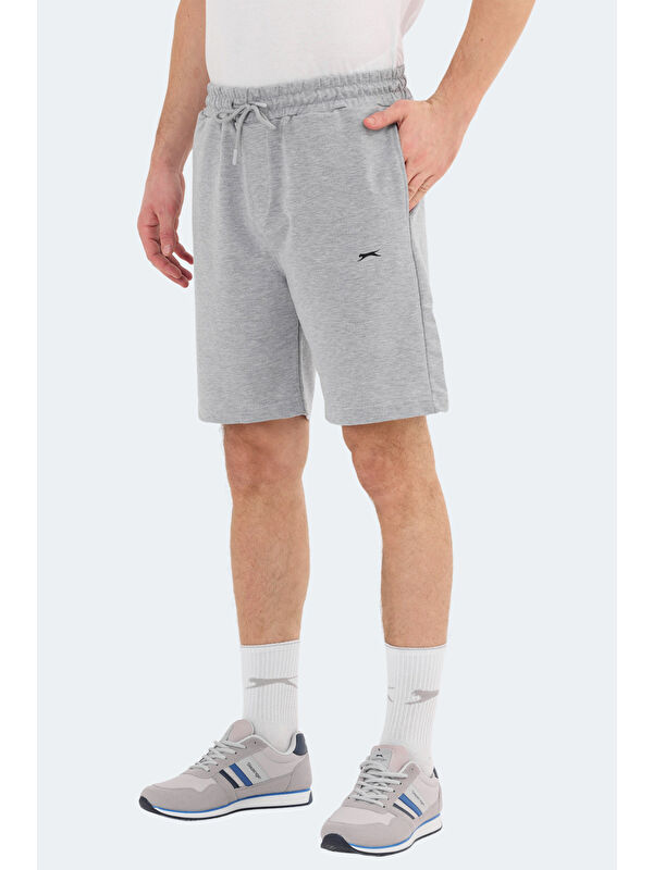 SLAZENGER KALLIE Erkek Cepli Gri Şort