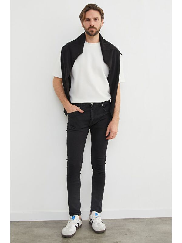 Fullamoda Fermuarlı Skinny Jean Pantolon