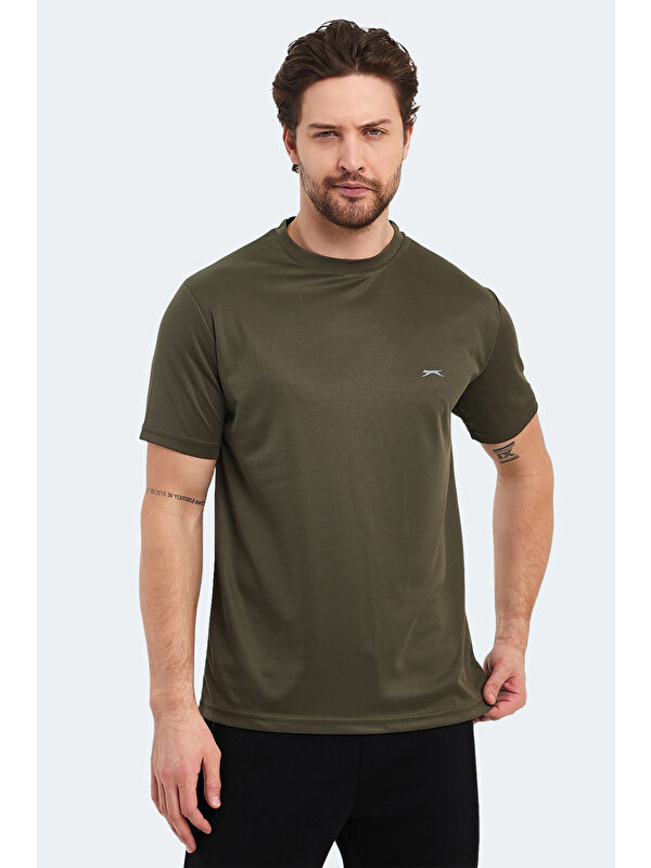 SLAZENGER OTAR Erkek Tişört Haki