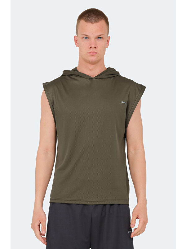 SLAZENGER ONDINA IN Erkek Haki Tişört