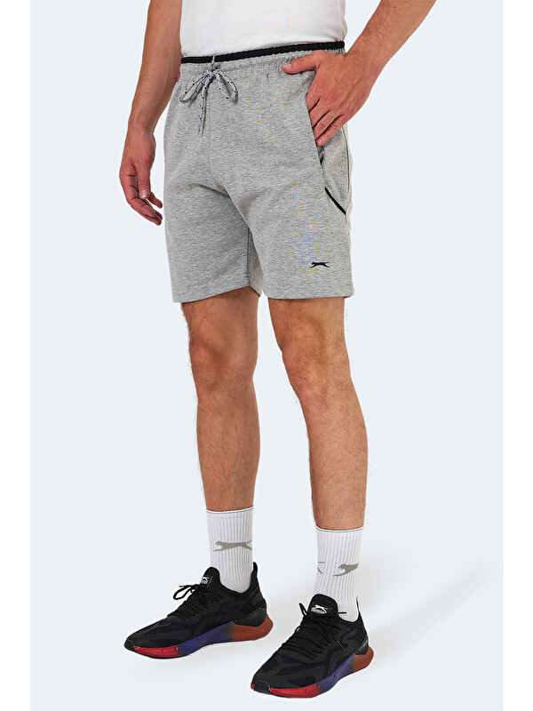 SLAZENGER NAGORE IN Erkek Cepli Gri Şort