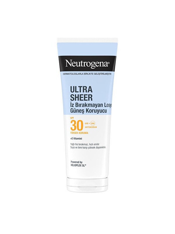 Neutrogena Ultra Sheer Nemlendirici Güneş Koruyucu Losyon SPF30, 200 ml