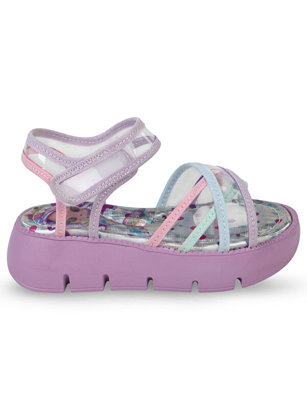 Civil Girls Kız Çocuk Sandalet 26-30 Numara Lila