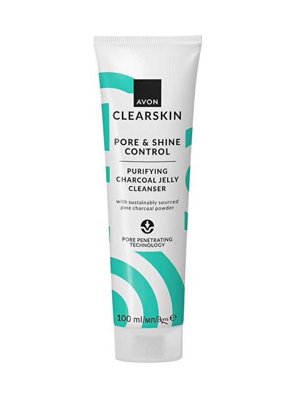 AVON Clearskin Pore Shine Gözenek ve Parlaklık Kontrolü için Jel Temizleyici 100 Ml.