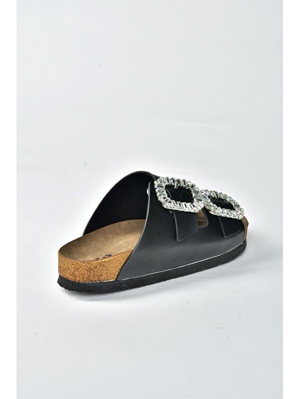 K777604809 Siyah Kadın Terlik - Görsel 4