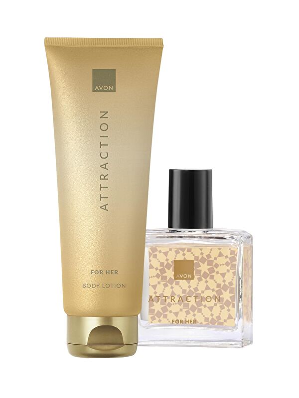AVON Attraction Kadın Parfüm 30 Ml. ve Vücut Losyonu Paketi