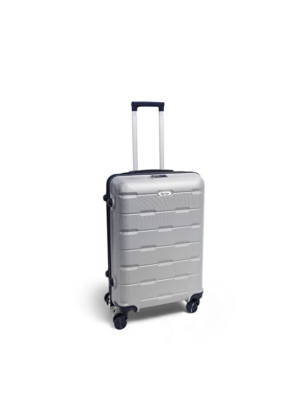 Biggdesign Moods Up TSA Kilitli 24" ABS Gövdeli Valiz | Orta Boy-Gümüş