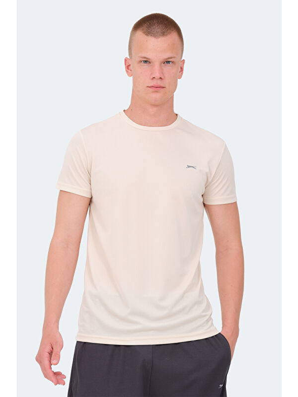 SLAZENGER REPUBLIC MTR Erkek Bej Tişört