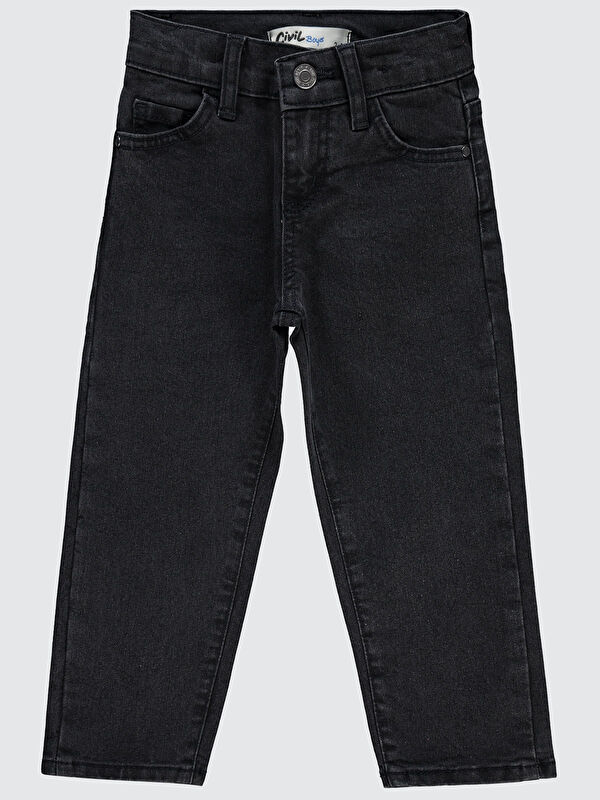 Civil Boys Erkek Çocuk Jean Pantolon 2-5 Yaş Füme