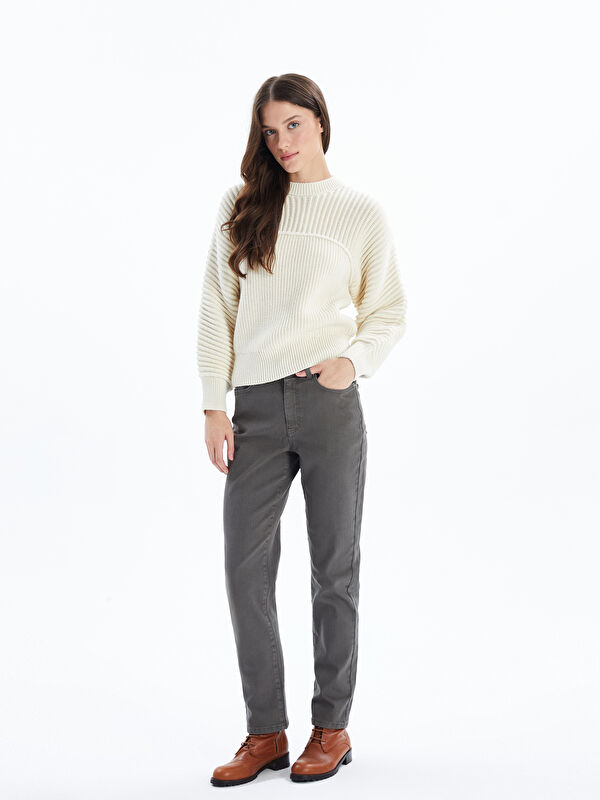 Dexia Detroit   Normal Bel Regular Fit Denim Pantolon   Siyah Renk