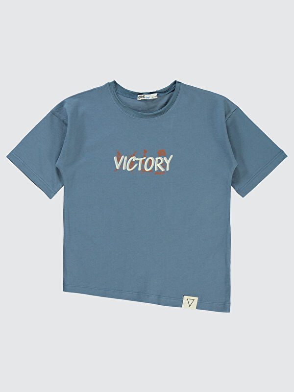 Civil Boys Erkek Çocuk Tişört 6-9 Yaş İndigo