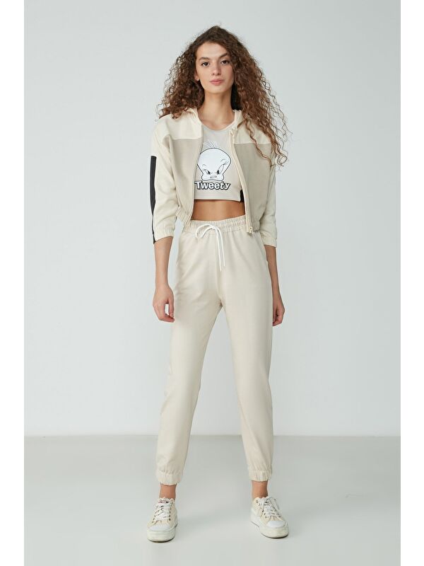 C&City Basic Jogger Eşofman Altı 734 Taş