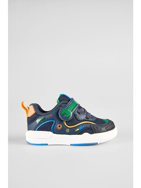 Repair Baskılı Erkek Bebek Lacivert Sneaker - Görsel 2