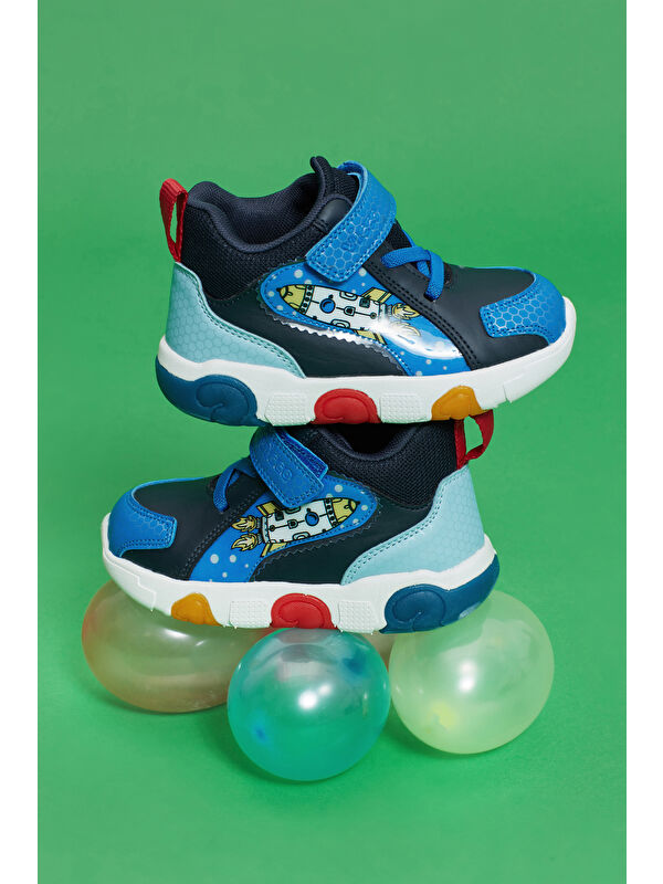 Rocky Işıklı Erkek Bebek Lacivert Bot - Görsel 2