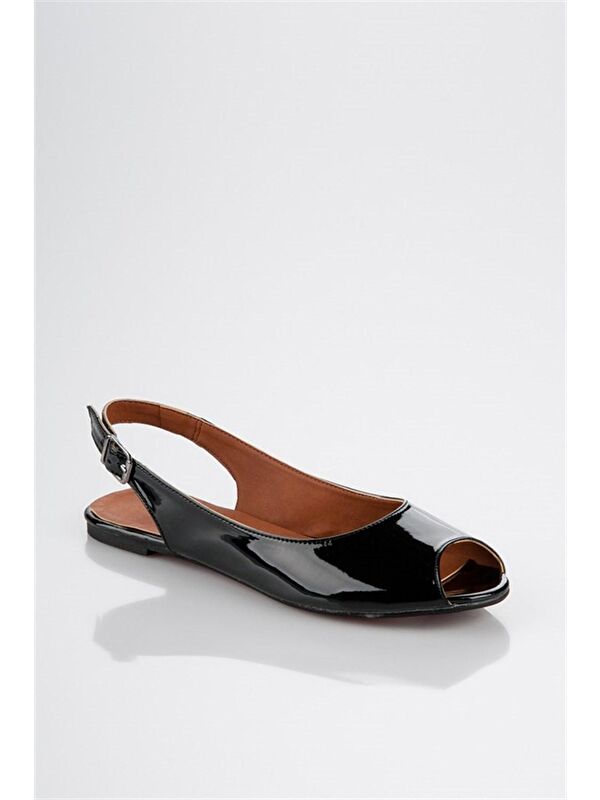 Siyah Kadın Sandalet B726104508 - Görsel 6